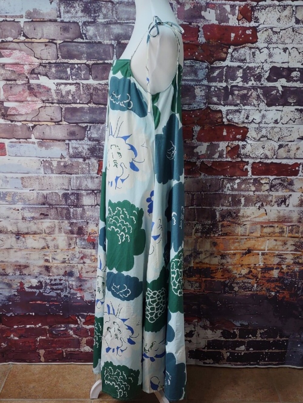 Marimekko Floral Print Tie Shoulder Sundress - Picture 2 of 7
